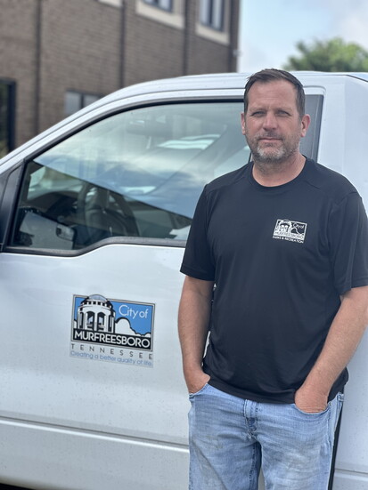Shane Phillips, Murfreesboro Parks And Recreation crew leader