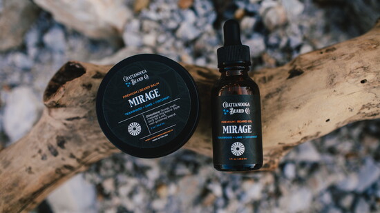Mirage Beard Oil and Beard Balm from Chattanooga Beard Company.