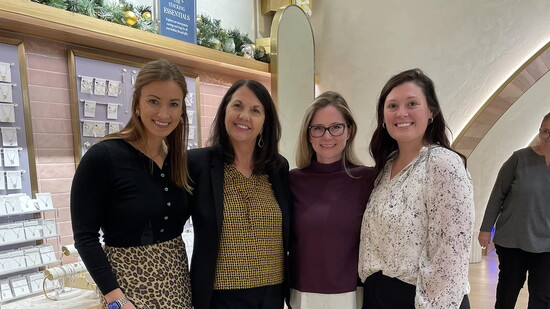 Mentors enjoying a fundraising evening