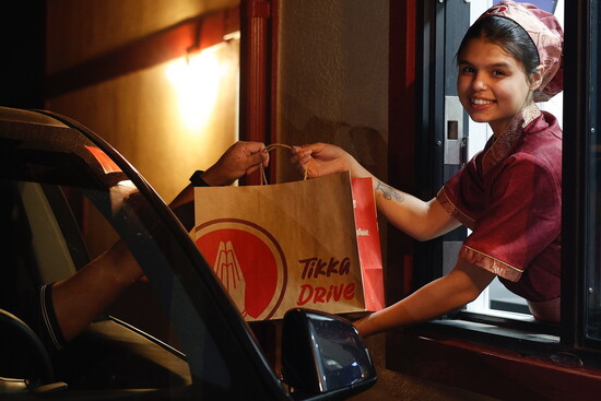 The Tikka Drive drive-thru. Courtesy Tikka Drive