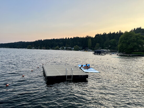 The Lake at Sunset