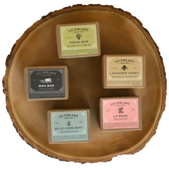 Small-batch, hand-crafted artisan soaps from New Mexico. Los Poblanos, $13.