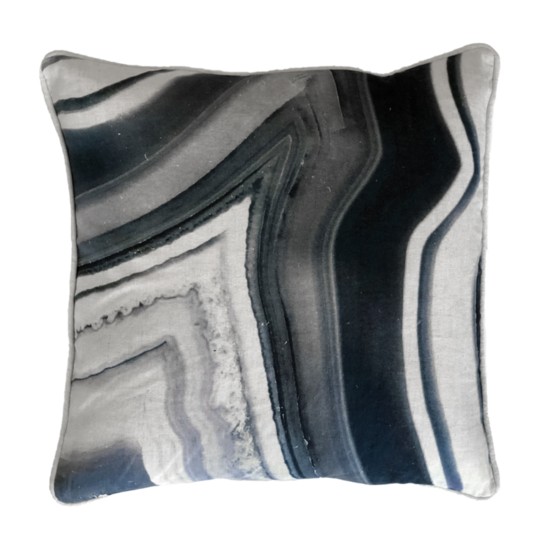 Feather-filled Agate pillow, $79.