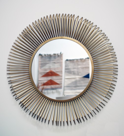 Gold Sun Mirror, $395.