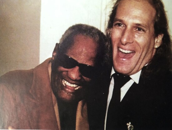 Ray Charles and Michael Bolton. Photo: the Ray Charles Foundation