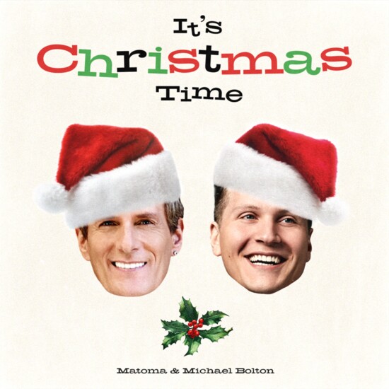 Cover for Michael Bolton's  “It’s Christmas Time” single.
