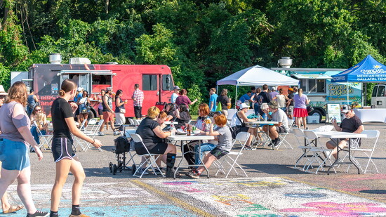 Thousands of food lovers took advantage of the warm weather to enjoy the Middle Tennessee Food Truck Festival.