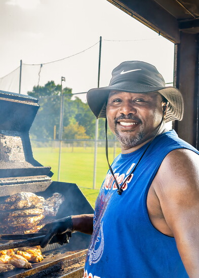 Champion griller Andre Hathaway of Andre's Barbecue took top honors for the 2nd consecutive year at the Middle Tennessee Food Truck Festival