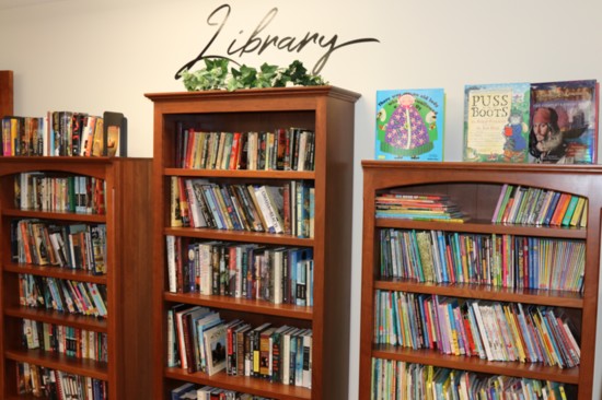 Books feed the soul, so Mimi's Pantry has a library as well.