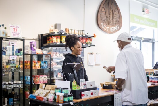 The friendly staff at Nuts 'n Berries makes shopping easy. 