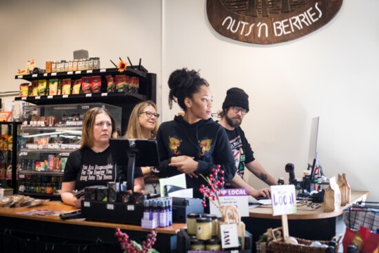 The staff at Nuts 'n Berries are there to help and answer any questions.