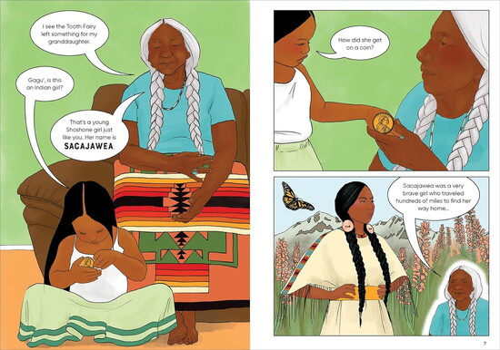A page from Teton's graphic novel. 