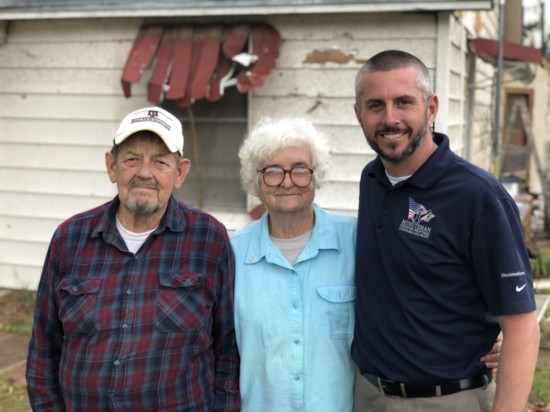 Matt Payne with appreciative couple