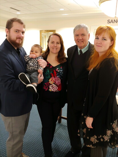 Jonathan with his family: Gary Crooks, Jonathan Henry Lockstedt, Vivian Crooks & Kristine Crooks Lockstedt 