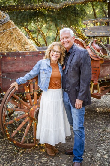 Temecula Mayor James "Stew" Stewart and his wife Lisa