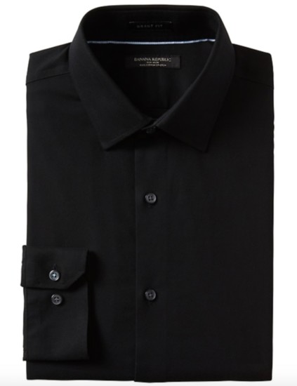 Grant Slim-Fit Non-Iron Dress Shirt, Banana Republic, $79.50