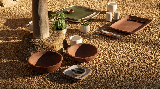 Civil Stoneware tableware in Rojo, civilstoneware.com