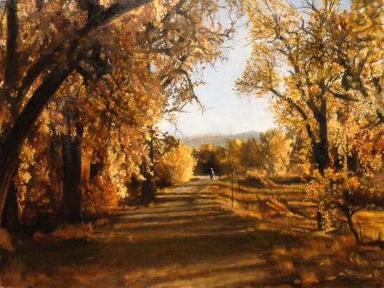 "Riding The Highline in The Fall" by Tom LaRock, a winner for The Woodlands High School Trust