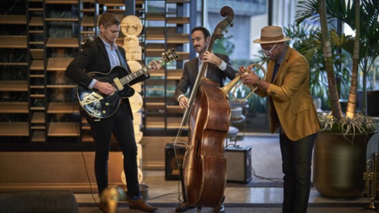 Sunday Jazz performance at the Chandelier Bar 