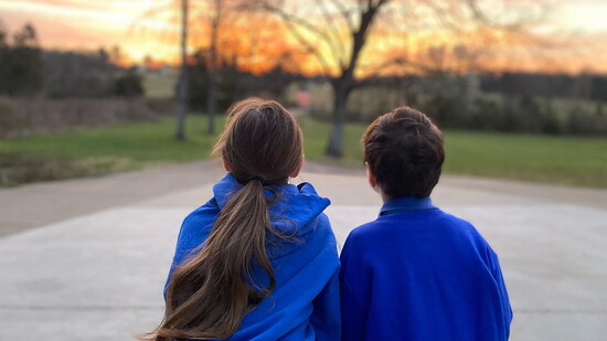 The Hayes children - Claire and Grant