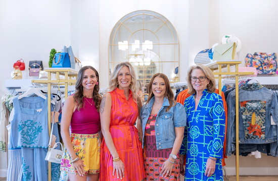 (L to R) Ashley, Marketing and Social Media, Teresa, Manager, Emily, Owner and Buyer, Susan, Sales Associate