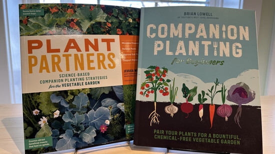 Two great books to complement your companion planting journey.