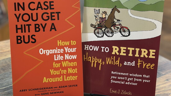 Two great books for planning for the future, recommended by Sam Webb of Words of Windsor.