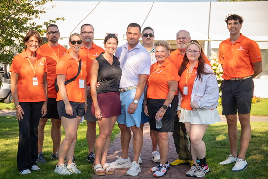 Golf tournament volunteers