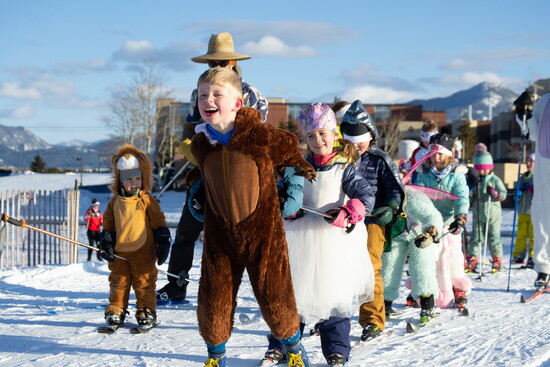 BSF Nordic beginner skiers; photo provided by BSF