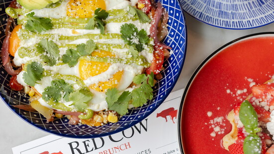 Brunch menu. Photography by Anna Ko Photography