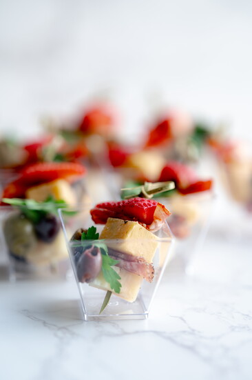 From the catering menu. Photography by Ashley Zapata Palmer