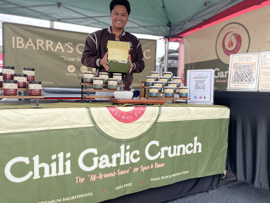 The Woodlands Farmers Market at Grogan's Mill. Chili Garlic Crunch - The condiment that goes with anything.