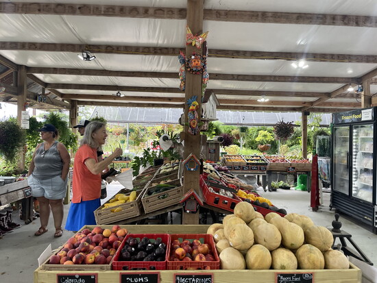 One-stop shopping at Theiss Market.