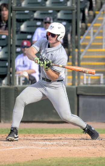 RJ Shields at the plate.