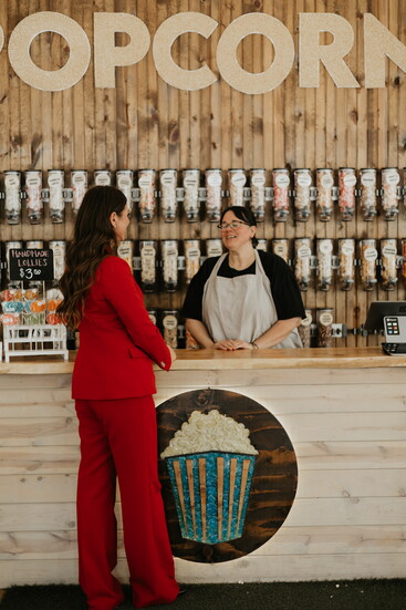 Melissa McDonald at Mom's Popcorn, Downtown Greeley