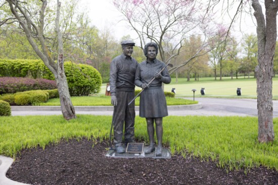 Pete and Alice Dye Watch Over Crooked Stick Golf Club, Photo by Logan Clark