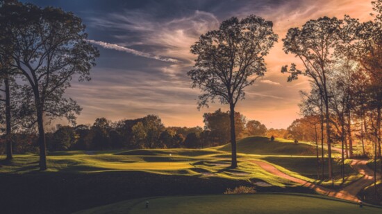 Golden Hour at the Ackerman-Allen Course, Photo by Charles Jischke