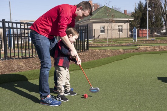 Even Little Ones Can Enjoy the Wonder of a Dye Designed Course, Photo Courtesy of Indianapolis Children's Museum