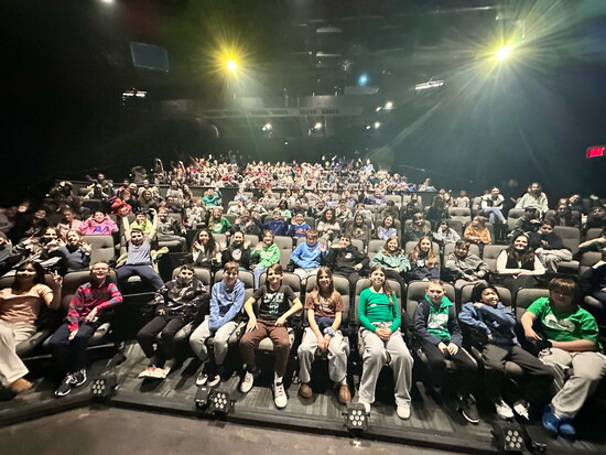 Ridgefield 5th graders at a special performance of “Fiddler on the Roof”