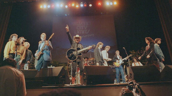 Gary P. Nunn performs at Austin City Limits in 1990.