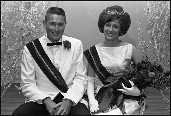 Prom King and Queen in 1965.
