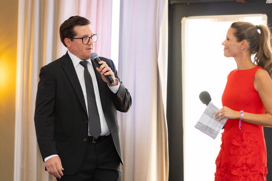 Kort and Stephanie McCullley June 2026 WillPowered Charity Fashion Show at the Lakewood Ranch Country Club