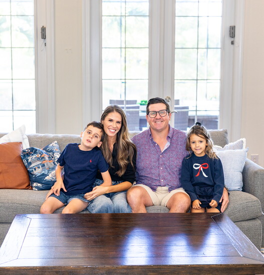 Stephanie McCulley with her husband, Kort, son William and daughter Charlotte—the family behind the deeply personal mission that inspired WillPowered.