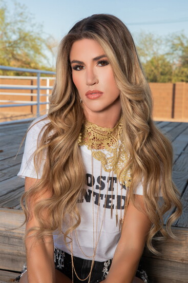 Most Wanted Shirt by Amazon, Shorts by 12th Tribe Jacket, Boots and Jewelry by Mavericks of Scottsdale, Shoulder Accessory by The Songbird Collection