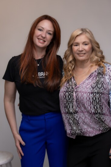 Long Branch City Lifestyle publisher Amy Dimes (l.) and her mother, TKTKTKT