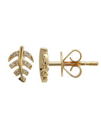Zofia Day Leaf stud Earring