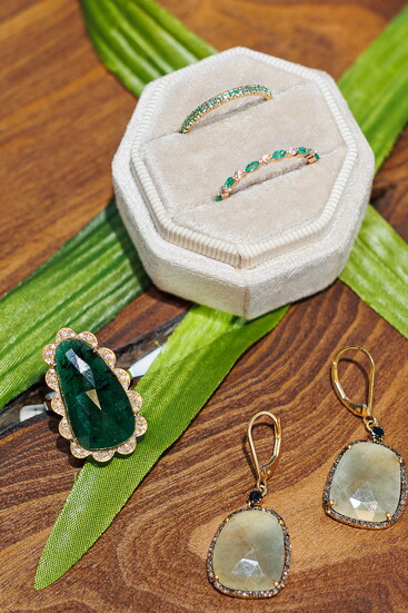One of a Kind Sapphires and Emeralds