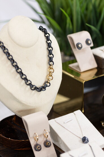 Locally Made Gold and Smoke Jewelry