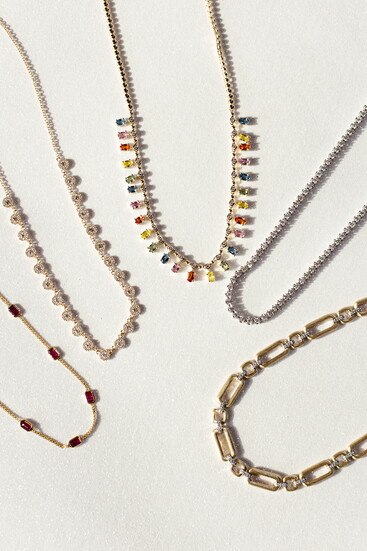 14kt Yellow and White Gold Necklaces