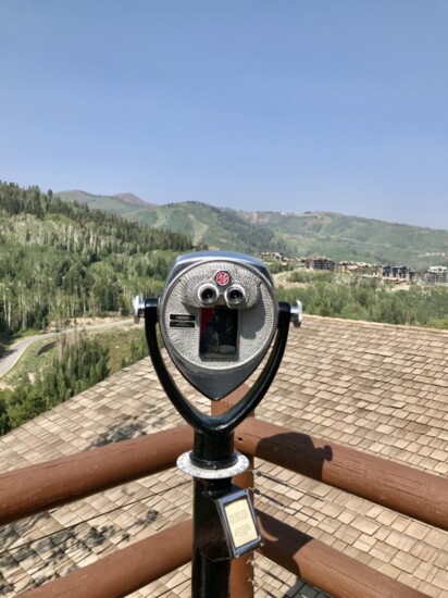 The Stein Eriksen Lodge Deer Valley offers great views of the surroundings.